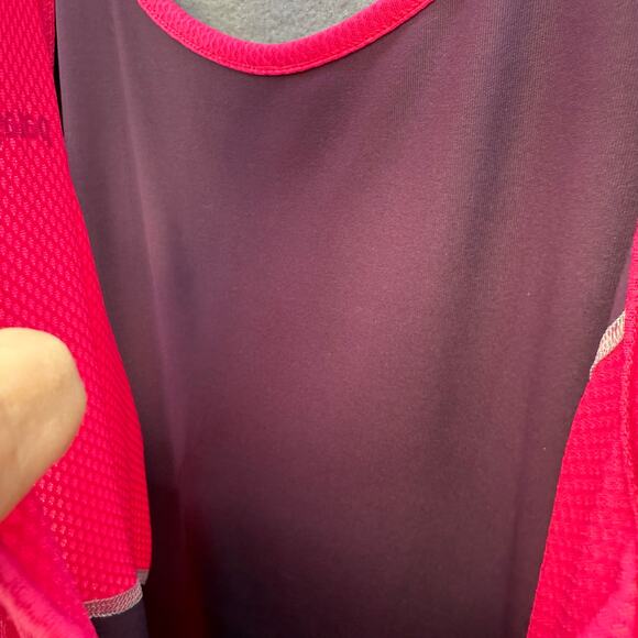 Patagonia All Weather Tank Dress Womens M Pink Purple Racer Back Cooling Tennis - Picture 6 of 10